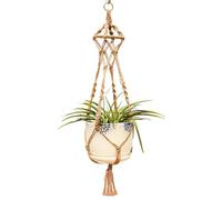 Macrame Plant Hanger - Plant Hangers Indoor Ceiling | Macrame Hanging Plant Basket | Hanging Planterss For Indoor Plants | Handmade Cotton Rope Woven | Hanging Baskets For Small Plant Pots