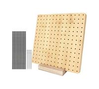 Macrame Project Board Wooden Blocking Board Granny Square Crochet Mat Holey for Knitting(9 inches)