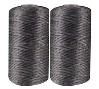 Macrame String Crochet Yarn Macrame Cord 2pcs Nylon Crochet Yarn Cord Cotton Thread for Knitting Bags/Hats 100g Art for Crafts, Stress