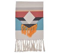 Macrame Tapestry Linen Bohemian Style Decorative Hand Woven Wall Hanging for Bedroom Living Room (B)