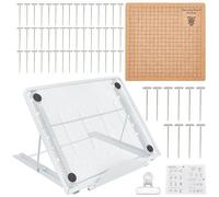 Macrame Tools for Braiding - Essential Craft Kit for Knot and Weaving Projects | DIY Macrame Accessories with Cord Holders, Beads and Tools, Ideal for Home Decoration and Handmade Crafts