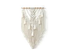 Macrame Wall Hanging Cotton Handmade Macrame Boho Decorative Woven Decoration for Bedroom Balcony