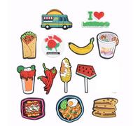 MACRCMS Zodiac Sign Shoe Charms Personalized Zodiac Symbol Shoes Pins Pisces Taurus Leo Cancer Shoe Decoration Accessories For Kids Women Men, Plastic, silicone