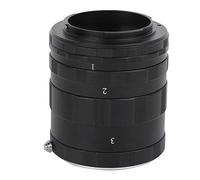 Macro Extension Tubes for AI Mount Cameras, 7mm 14mm 28mm Macro Extension Lens Adapter Tube Rings for Digital SLR Cameras, Black