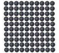 Macro Giant 1.7 Inch PU Foam Golf Ball, Set of 100, Single Color, Black, Indoor Outdoor, Beginner, Training Practice