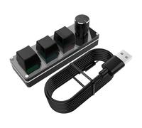 Macro Keyboard - ABS, Macro Keypad, Sħořtcut Keys | E-Sports Controller Accessories, Programmable Keypad For Travel Work Business Study Office