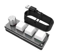 Macro Keyboard - Game Keypad Programming for Shortcuts | 10x2x3cm Mechanical ABS, Silent Controller for Business, Computer Accessory Study, Travel Device Work, Media Tool Games