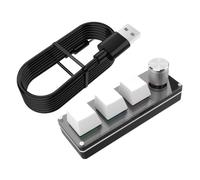 Macro Keyboard Programmable - ABS Plastiic 12x8x3cm | Macro Mechanical Keypad | Keyboard Silent For Study Work Game Business Women Men And Computer Accessories Custom Shortcuts Setup