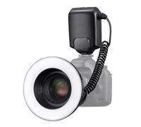 Macro LED Ring Flash Speedlite, Full-Power Flashes for Camera, Power Adjustment 1/32 To 1/1, 0.1-2s Recycle Time, 5800K±200K, for Video Production, Animal and Plant Photography