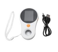 Macro Microscope with 8 LEDs, 500X Magnification, Fixed Focus, 2MP Lens, 2.0 Inch IPS Color Screen, Handheld for Mechanical Repair, Electronic Testing, and More (White)