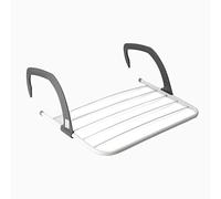 Macro Paul Heavy Duty Over Radiator Clothes Airer Laundry Drying Rack Clothes Airer Indoor Foldable Towel Rail Holder for Bathroom Door Hanger Space Saving Cloth Horse Dryer Indoor Rack