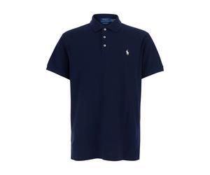 Macro Piquet Polo - male - Polo Ralph Lauren - Polo Shirts - Blue - M - Tops M