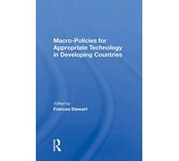 Macro Policies For Appropriate Technology In Developing Countries