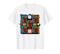 Macro Split Illustration Protein Carbs Fats Meal Prep Chart T-Shirt