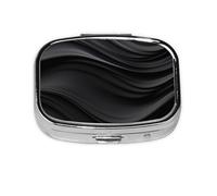 Macroblite Print Pill Box, Compact Pill Organizer with Full-Print Design for Travel and Daily Use