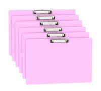 Macroclo Extra Large 11x17 Clipboards Set of 6, Plastic Drawing Boards with Low Profile Clip Horizontal Clip Board,Landscape Layout. Clipboard for Drawing, Sketching. Art Supplies, Drafting Supplies