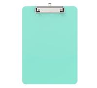 Macroclo Plastic Clipboards, A4 Teal Clip Board 8.5x11 for Classroom, Students, Kid, Woman, Size 9" x 12.5" with Low Profile Clip, Office & School Supply