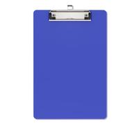 Macroclo Small Clipboards, A5 Plastic Mini Blues Clip Board for Classroom, Students, Kid, Size 6" x 9" with Low Profile Clip, Office & School Supply
