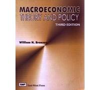 Macroeconomics Theory And Policy 3/E