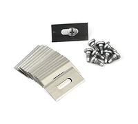 Macromoleculc 30PCS Lawn Mower Blade Replacement Trimmer Cutter Blade Mowing Machine Accessories For Husqvarna Automower/Gardena Robotic (Color : Silver)