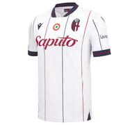 Macron Bologna Fc 25/26 Away Short Sleeve T-shirt White M Men