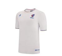 Macron Children's Rugby France World Cup 2023 Official T-Shirt, Blanc, 10 Years