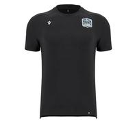 Macron Glasgow Warriors 2025/26 Mens Cotton T-Shirt Black (UK, Alpha, XXL, Regular, Regular)