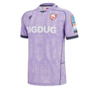 Macron Gloucester Rugby 2025/2026 Mens Away Rugby Shirt Purple (UK, Alpha, 3XL, Regular, Regular, Lilac)
