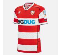 Macron Gloucester Rugby 25/26 Home Rugby Shirt Small