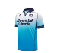 Macron Kids Scotland Rugby Away Shirt 2024 Juniors White 7-8 Years