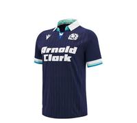 Macron Kids Scotland Rugby Home Shirt 2024 Juniors Blue 11-12 Years