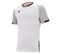 Macron Men's Bfc M20 Gara Mm SR Away Bologna FC 2020/21 Jersey, White, L