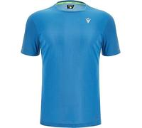 Macron Men's Run Prime Scd Clifton T-Shirt Print Paris Blue Ss Man T-Shirt