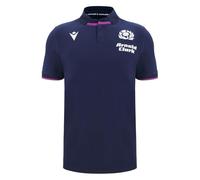Macron Mens Scotland Rugby Home Shirt 2025 Adults Short Navy L