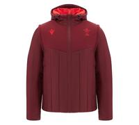 Macron Mens Wales Bomber Jacket 2025 Adults Long Sleeve Red XL