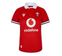 Macron 2023-2024 Wales Rugby WRU Home Poly Shirt Red
