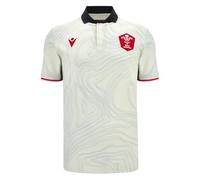 Macron Wales Rugby Union Away Shirt 2025 Adults X Large Black