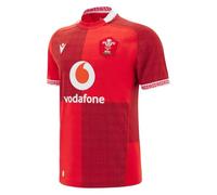 Macron Wales Rugby 2025/26 Home Shirt - Red - Mens S