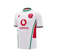 Macron OFFICIAL Wales WRU 2024/25 Kids Six Nations Away Rugby Shirt