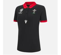 Macron OFFICIAL Womens Wales WRU RWC 2023 S/S Polo