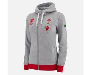 Macron OFFICIAL WRU RWC 2023 Womens Full Zip Hoodie