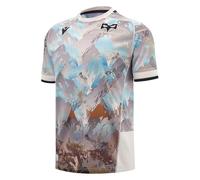 Macron Ospreys Rugby 2024/25 Adults Away Shirt (UK, Alpha, 4XL, Regular, Regular, White)