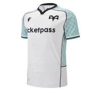 Macron Ospreys Rugby 2025/26 Mens Away Rugby Shirt (UK, Alpha, M, Regular, Regular) White