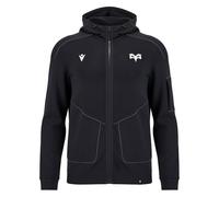 Macron Ospreys Rugby 2025/26 Mens Zip Hoodie Black (UK, Alpha, L, Regular, Regular)