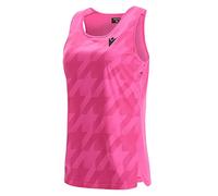 Macron Padel Start CB Lucia Singlet Woman Neon Pink Printed Women's Gaming Tank Top