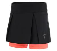 Macron Run Kona Scb Zelda Skirt Light Black/Ncoral Women's Skirt