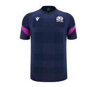 Macron Scotland Rugby Junior Training T-Shirt | Navy | 2025/26 (UK, Age, 13 Years, 14 Years, Regular)