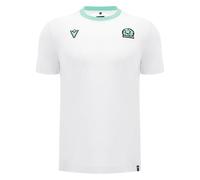 Macron Scotland SRU 2024/25 Mens Athleisure Cotton Rugby T-Shirt (UK, Alpha, 3XL, Regular, Regular, White)