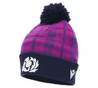 Macron Scotland SRU 2025/26 Pom Pom Beanie Purple