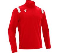 Macron Sweatshirt 1/4 Zipper Gange Red/White